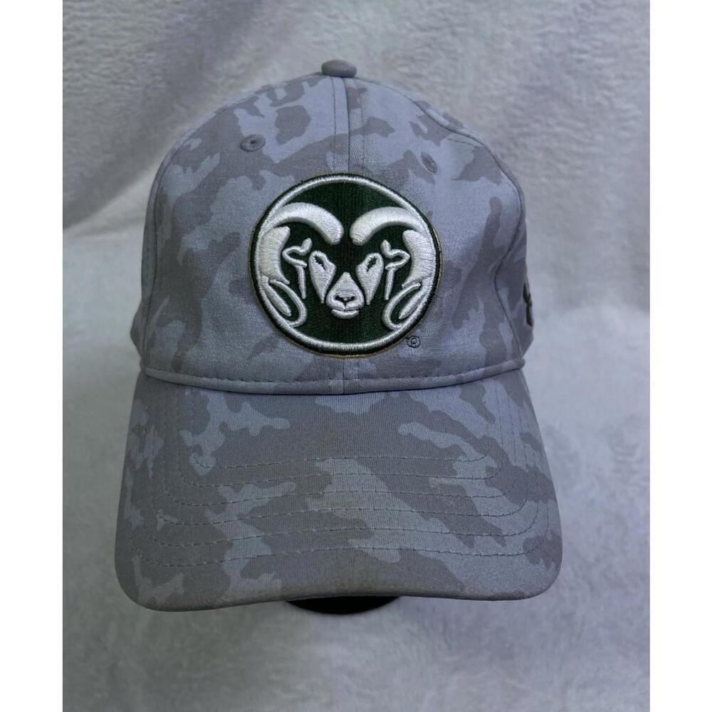 Colorado State Rams Football Hat Grey Green Camo Cap NCAA Embroidered Adjustable